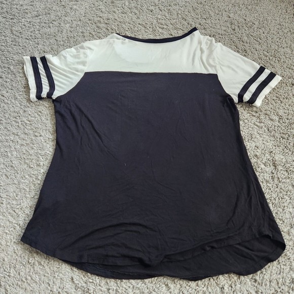 NO Boundaries womens Black Stripe jr size X Large 15/17 T shirt Wild Hearts - Picture 6 of 6